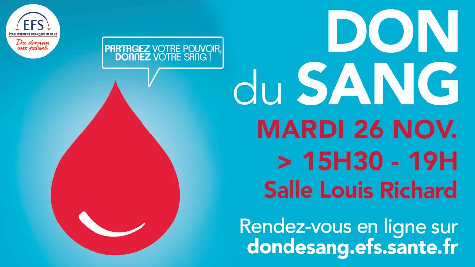 Don du sang : prochaine collecte à St-Genest